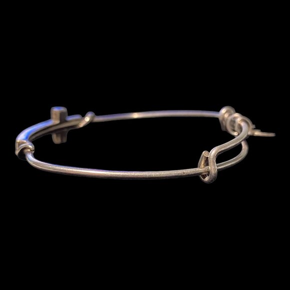 Alex and Ani Bracelet 8” Women Sterling Silver 925 Recycle Made in USA With Love - Picture 5 of 9